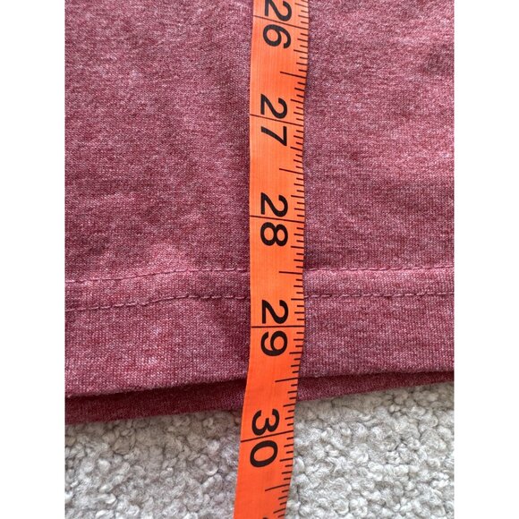 Volcom Mens Heather Red T-Shirt With Gray Chest Pocket Medium Size Cotton Blend - Picture 5 of 6